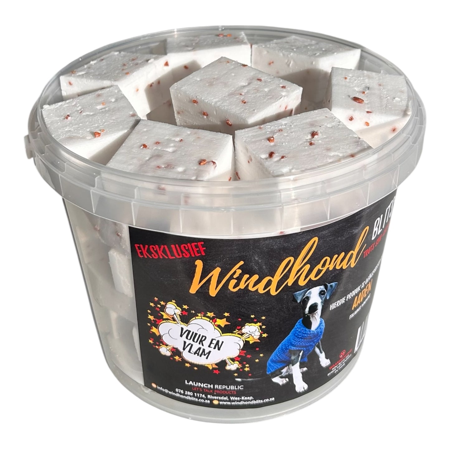White 2.5L Windhond Blits Bucket